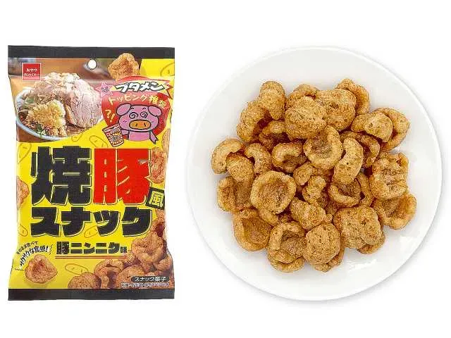 오야츠컴퍼니 차슈풍 스낵 돼지마늘맛