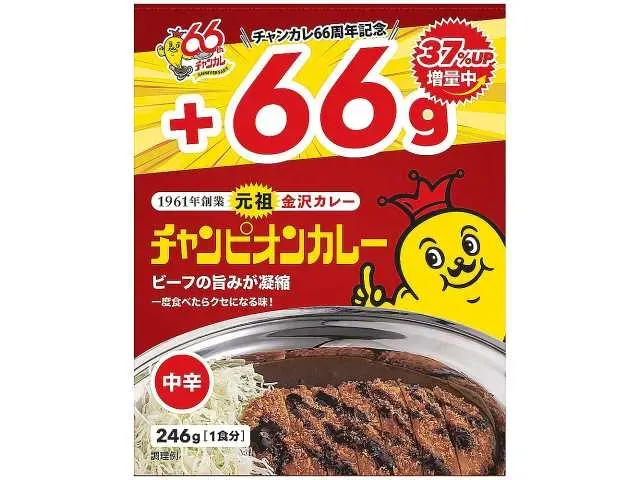 챔피언 카레 레토르트 매운맛 66g 증량