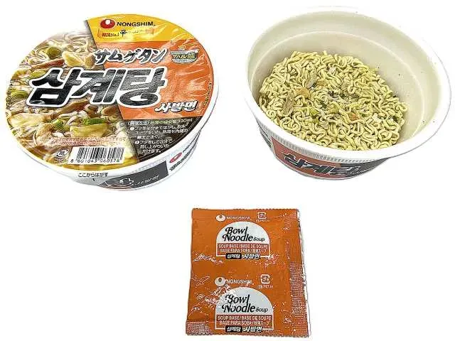 농심 삼계탕 사발면