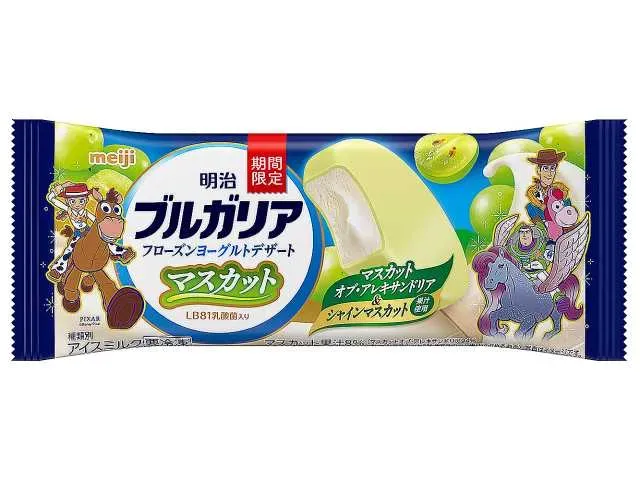 明治ブルガリアフローズンヨーグルトザート マスカット