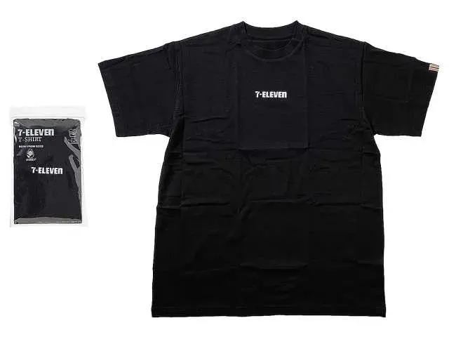 7-ELEVEN T-Shirt English Logo Black M