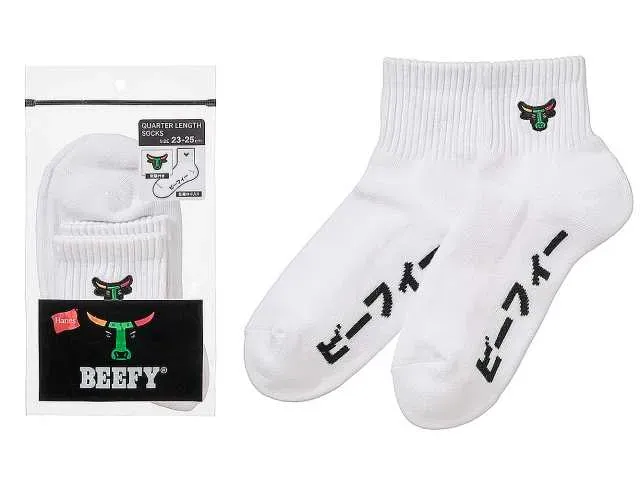 7-ELEVEN BEEFY Socks White 23-25cm