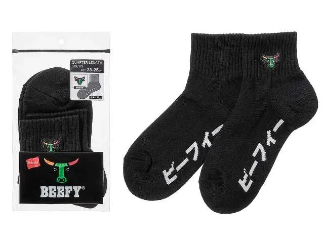 7-11 Beefy Socks Black (23-25 cm)