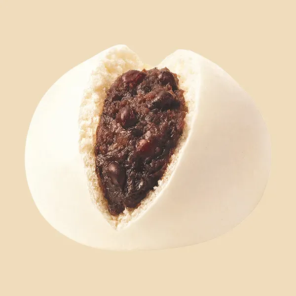 Steamed Bun with Sweet Red Bean Paste