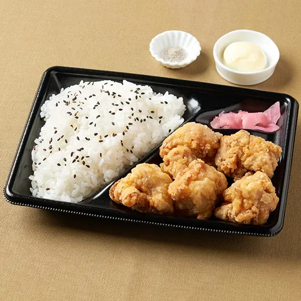 큐슈 간장 맛 가라아게 도시락