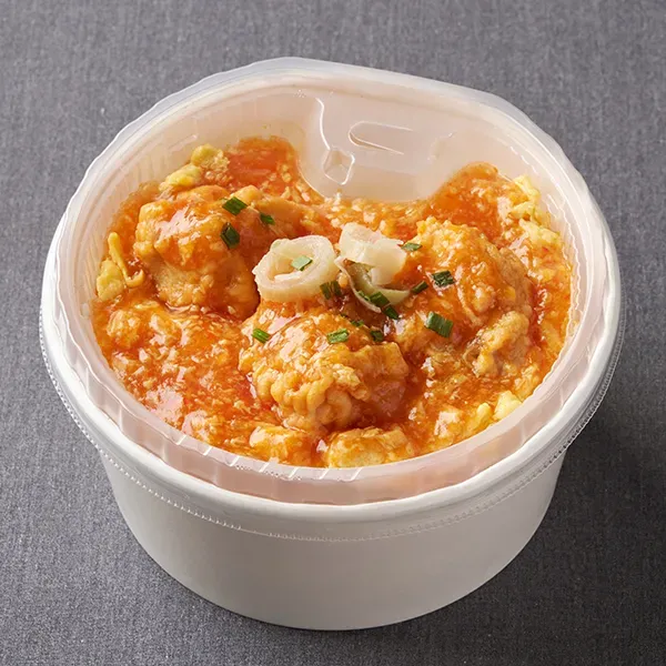 Fluffy Soft Chili Chicken Rice with Spicy Chili Sauce