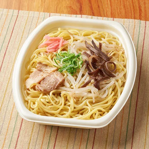 Pork Bone Fried Ramen with Fragrant Black Garlic Oil