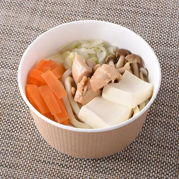 塩ちゃんこ鍋風スープ(うどん入り)