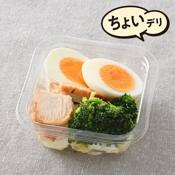 [High Protein! Easy & Delicious Side Dish] Chicken, Egg & Broccoli Salad