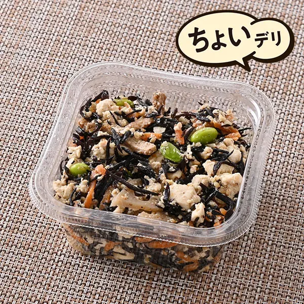 [High Protein! Easy & Delicious Side Dish] Extra Portion Tofu & Edamame Hijiki Salad