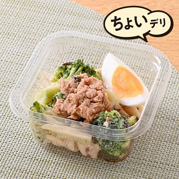 シーチキンと塩こんぶとブロッコリーのサラダ