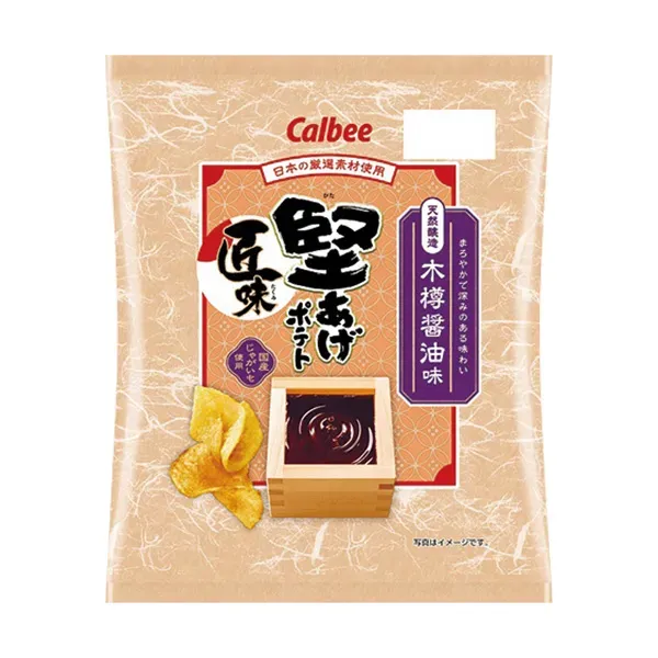 カルビー 堅あげポテト匠味 天然醸造木樽醤油味