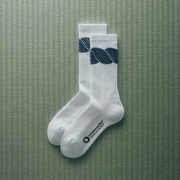 Line Socks Chiyonofuji / White
