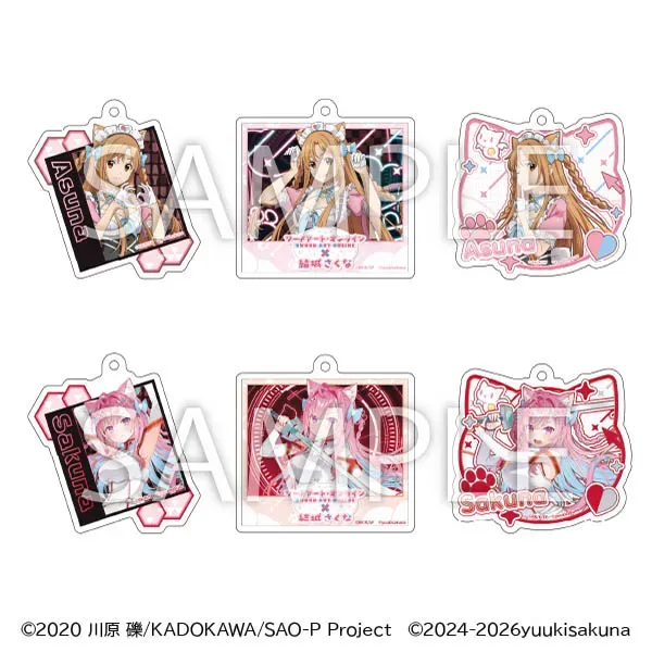 ソードアート・オンライン×結城さくな トレーディングアクリルキーホルダー