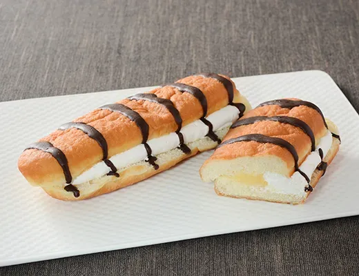 Whipped Cream & Custard Donut