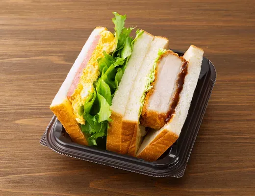 Thick-Cut Pork Cutlet & Frill Lettuce Sandwich
