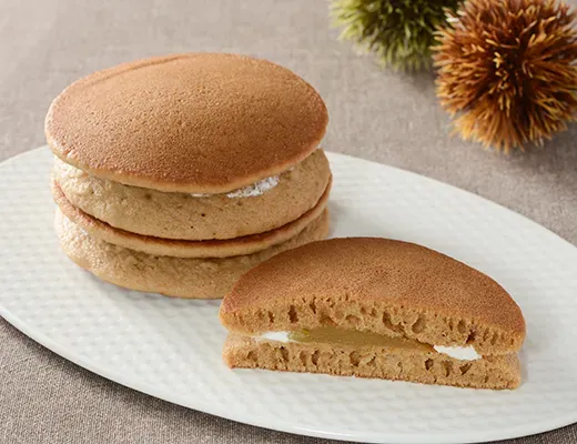 Fluffy Chewy Pancakes Chestnut 2 Pcs