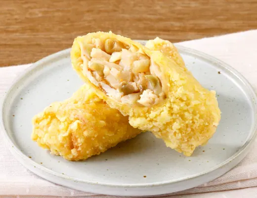 Chicken and Zha Cai Yuba Wrap