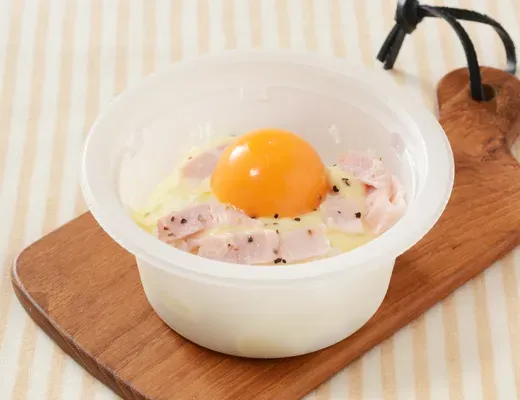 Tsukimi Carbonara Potato Salad