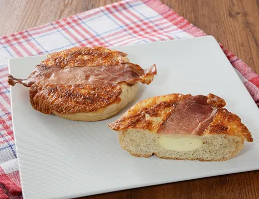 Flat-Baked Bacon and Cheese Bread