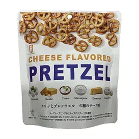 Ginza Seika Pretzels 6 Cheese Flavor