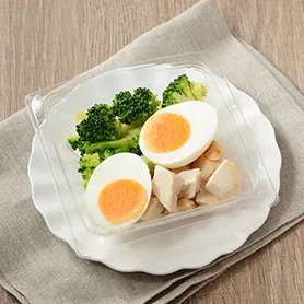 Egg, Chicken & Broccoli with Protein & Half-Day Serving of Green-Yellow Vegetables