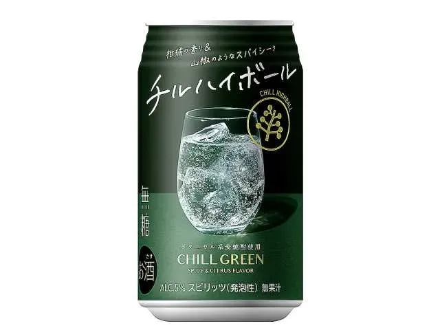 チルグリーン スパイシー&シトラス ハイボール缶 350ml