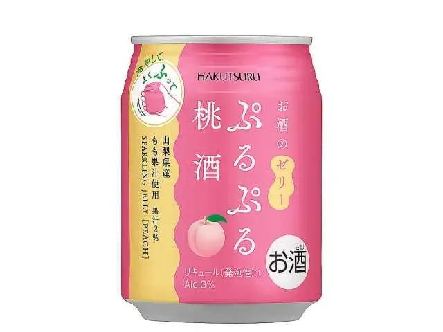 HAKUTSURU Purupuru Peach Sake 240ml