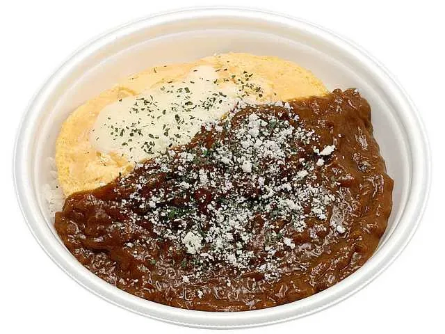 とろけるチーズソースのオムカレー