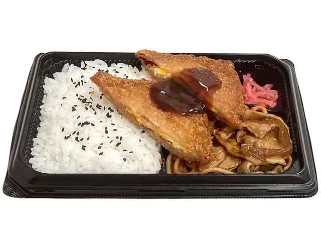 昔懐かし弁当 玉子入りハムカツ