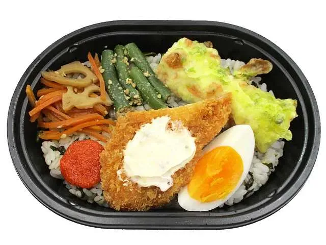 Glutinous Barley and Seaweed Rice with 5 Side Dishes