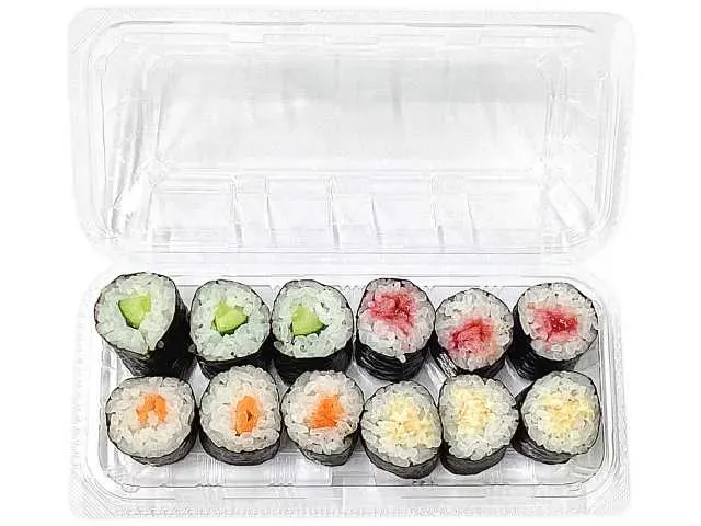 4가지 맛 얇은 김밥 모둠