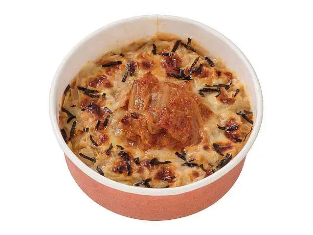 Oven-Baked Hot Kimchi and Cheese Monjayaki