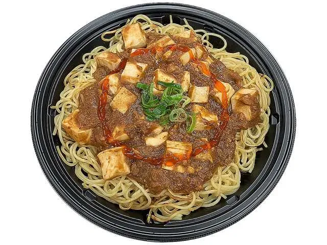 Spicy Mapo Tofu Fried Noodles Made with 3 Types of Jiang Sauces
