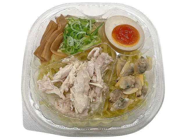 鶏と貝だしの冷製塩中華そば