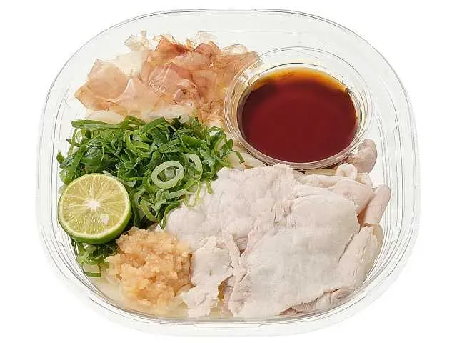 すだちとおろしポン酢の豚しゃぶうどん