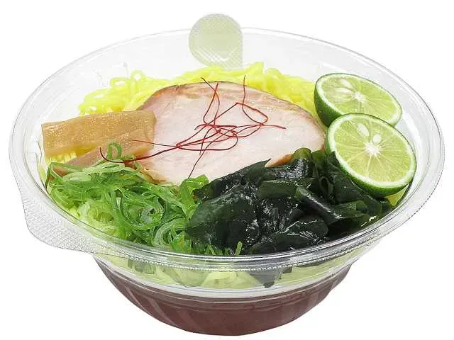 すだち1個分使用 冷たい醤油ラーメン