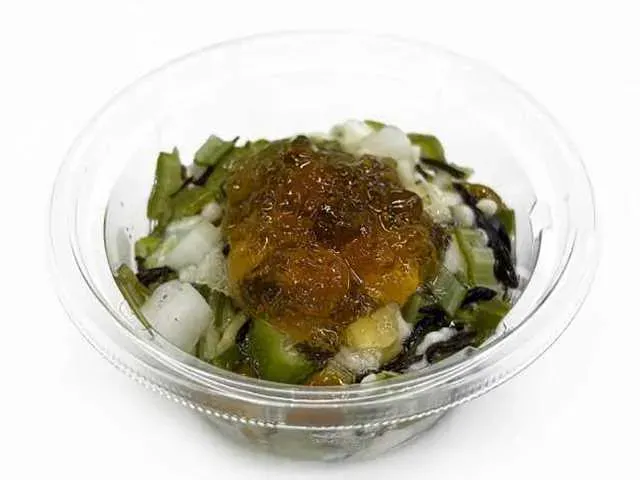 Sticky Green Salad to Eat with Dashi Jelly