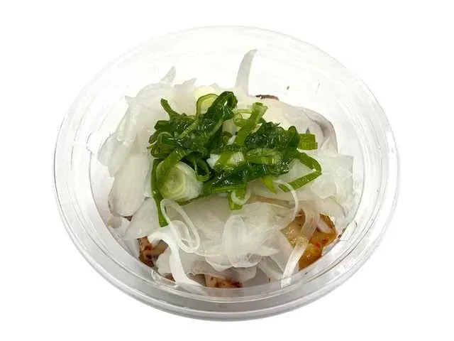 冷製ピリ辛焼きイカ一味マヨネーズ