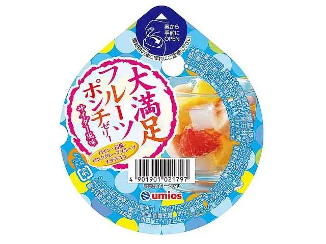 Umios 대만족 후르츠 펀치 젤리