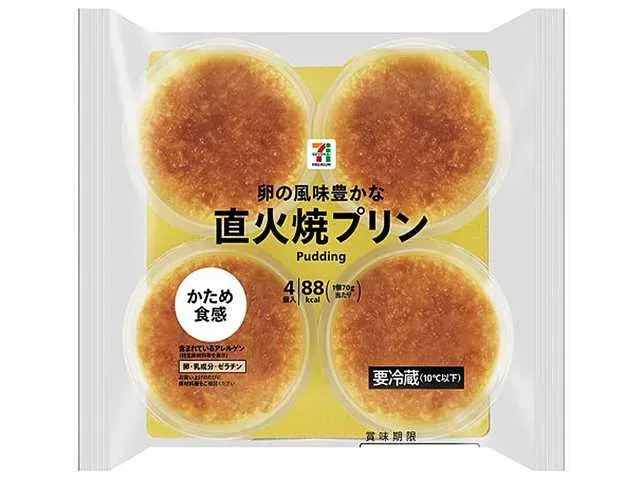 7プレミアム 直火焼プリン70g×4