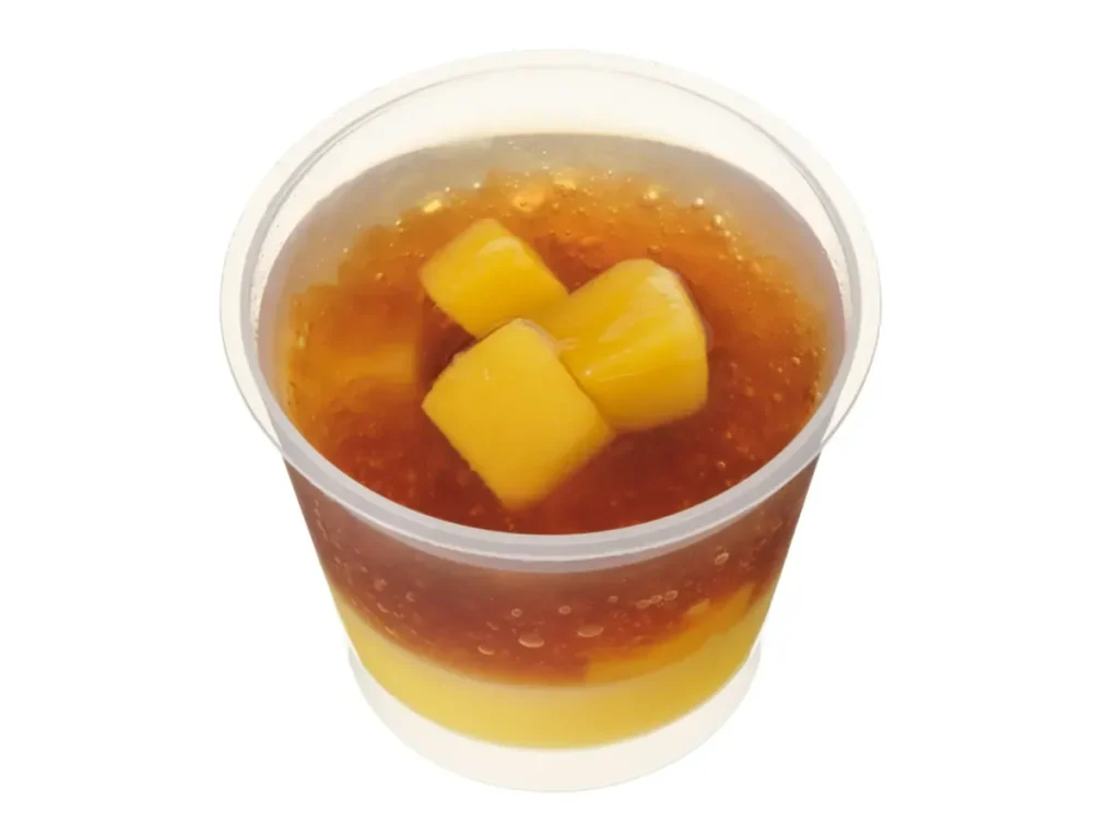 Black Tea & Orange Jelly with Mango Pieces