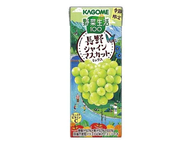 KAGOME Yasai Seikatsu 100 Nagano Shine Muscat Mix