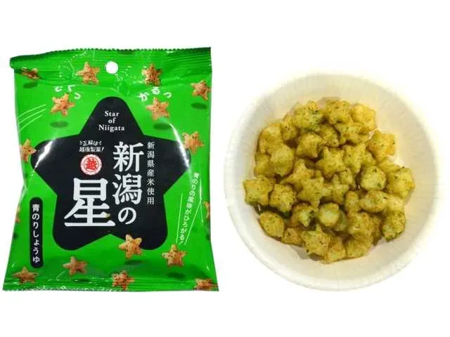越後製菓 新潟の星 青のりしょうゆ 40g