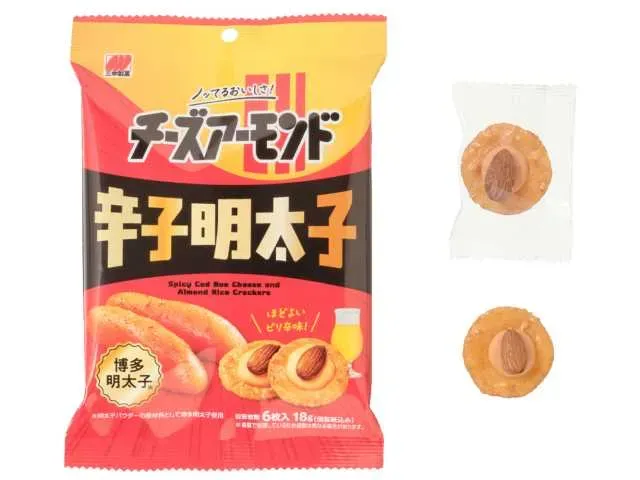 SANKO SEIKA 치즈 아몬드 매운 명란맛