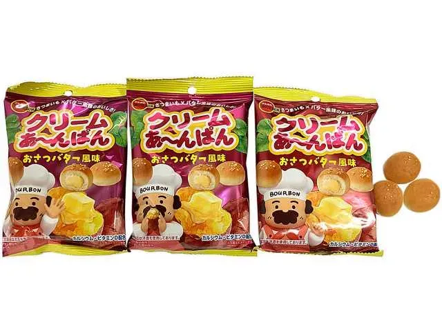 ブルボン クリームあ～んぱんおさつバター風味