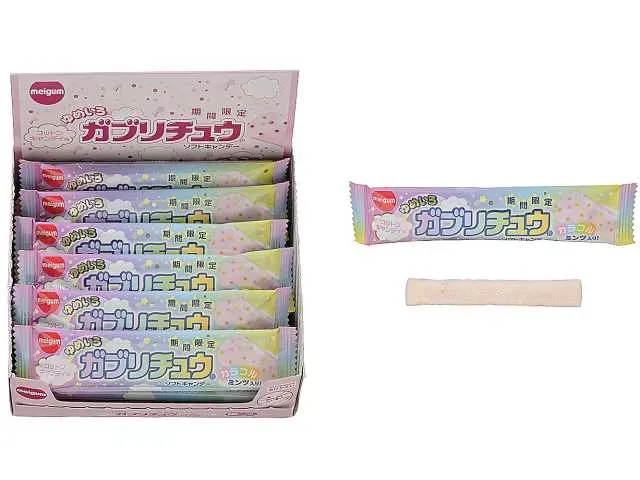 MEIJI CHEWING GUM Dream Color Gabrichu Cotton Candy Flavor