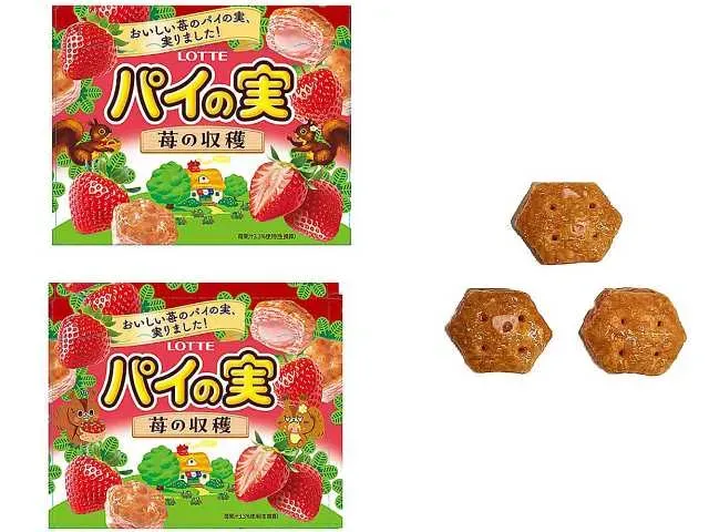 LOTTE Pie no Mi Strawberry Harvest
