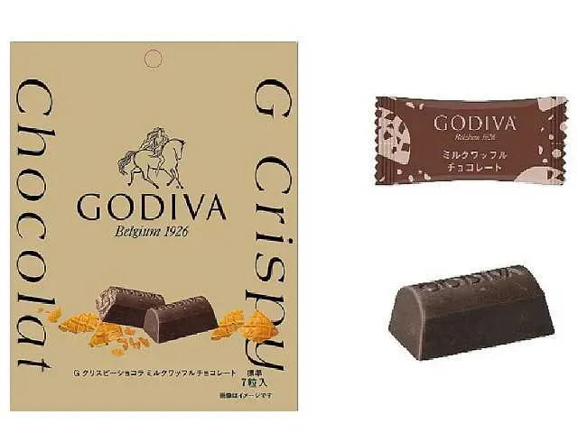 GODIVA G Crispy Chocolat Milk Waffle Chocolate
