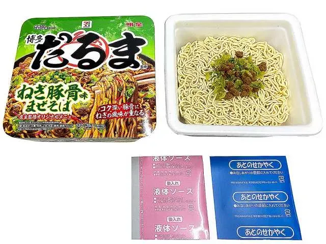 7プレミアム 博多だるま監修 ねぎ豚骨味まぜそば